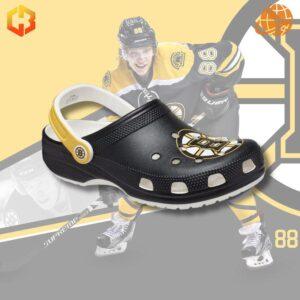 Experience unmatched comfort and team spirit with the Boston Bruins Crocs Shoes, ideal for every active fan.