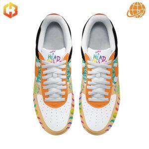 Coldplay Someone Special Air Force 1 shoes feature a bold, eye-catching design inspired by the band's hit song