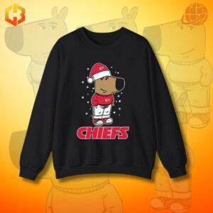 Kansas City Chiefs-themed sweatshirt with a relaxed design and bold text for fans who like to keep it chill.