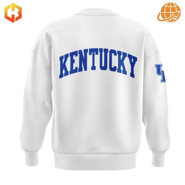 Stylish Kentucky Wildcats KY Til I Die Sweatshirt in white, crafted for warmth and easy care.