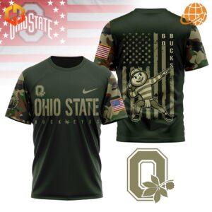 Comfortable Ohio State Buckeyes Veterans Day Shirt