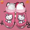 Step into cuteness with the Pink Hello Kitty Crocs Shoes! Perfect for any fan, these shoes combine comfort and playful style.