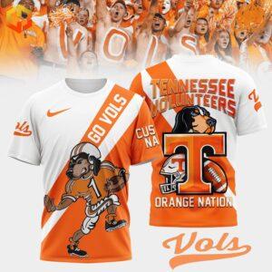 Orange Tennessee Volunteers Go Vols Shirt