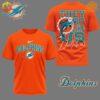 Orange They Not Like Us Miami Dolphins Shirt displaying vibrant team colors and unique artwork