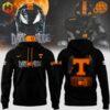 Venom Dark Mode Tennessee Volunteers Hoodie front and back view with bold graphics and logos.