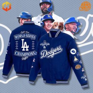 Los Angeles Dodgers 2024 World Series Champions baseball jacket