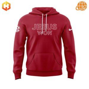 Show your Razorback pride and your faith with this bold hoodie.