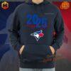 Best Toronto Blue Jays unisex hoodie for New Year 2025.