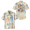 Bluey Dance Mode Hawaiian Shirt for fans of the Bluey TV show, featuring energetic dance-themed graphics