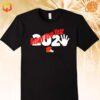 Cleveland Browns NFL Happy New Year 2025 Shirt with festive football design.