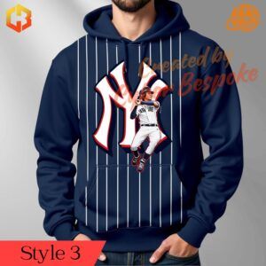 Soft and cozy black hoodie with the New York Yankees logo, perfect for everyday wear.
