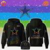 Celebrate love and inclusivity with the striking back design of the Dallas Cowboys Happy Pride Month LGBT Hoodie.