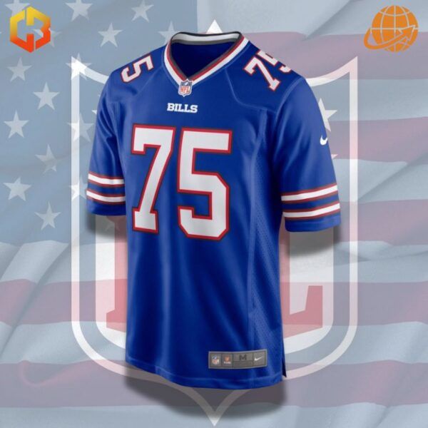 Daryl Williams Buffalo Bills jersey with bold blue, red, and white colors, ideal for football fans