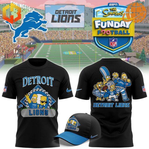 Complete your look with the Detroit Lions NFL Simpson Funday Football Shirt