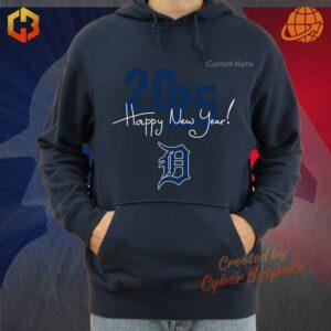 Detroit Tigers unisex hoodie New Year 2025 sale.