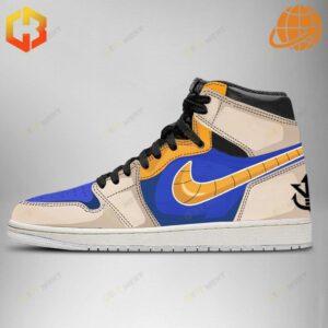 Experience the fusion of style and anime with the Dragon Ball Vegeta Air Jordan 1 High