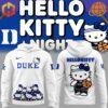 Embrace your fandom with the Duke Blue Devils Women's Basketball Hello Kitty Hoodie