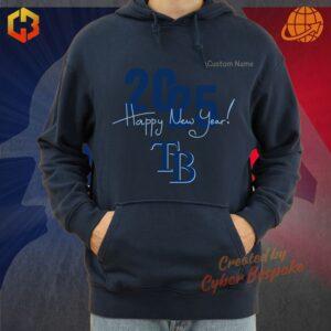 Exclusive Tampa Bay Rays unisex hoodie for 2025 New Year.