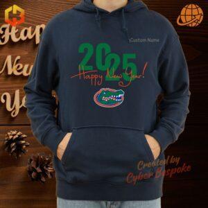 A black hoodie with the Florida Gators logo and a New Year's message.