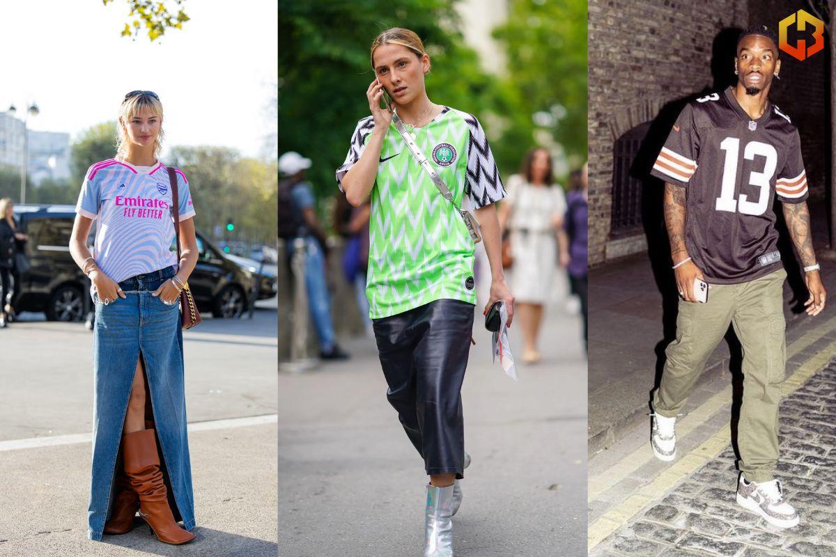 Football Jerseys Have Become A Staple Of Street Style, Worn By Fashion Conscious Individuals As Everyday Attire