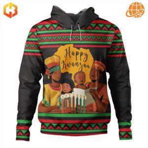 Celebrate Kwanzaa in style with this cozy family hoodie!