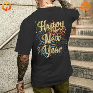 Celebrate the new year in style with this festive t-shirt.