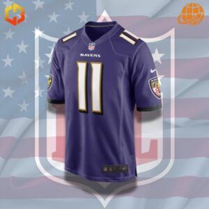 Official Baltimore Ravens jersey for James Proche II, featuring his name and number.