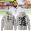 Front and back of Kansas City Chiefs Be A Change Maker Hoodie with text designs.