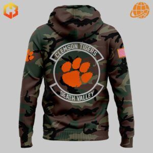 Clemson Tigers Fan Gear in Camo Pattern