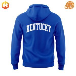 Kentucky Wildcats Til I Die Hoodie - royal blue hoodie with KENTUCKY printed across the back.