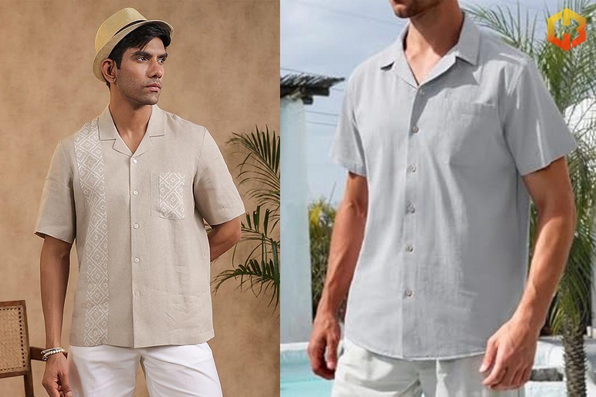 Linen Hawaiian shirts often convey a sense of sophistication and refinement, making them a popular choice for dressier occasions or those seeking a more elevated look.