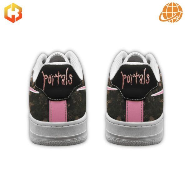 Melanie Martinez Nike Air Force 1 sneakers showcasing their comfort and durability features.