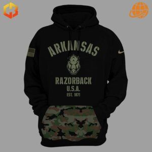 Arkansas Razorbacks Fan Gear in Camo Pattern