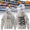 Front view of the NFL Inspire Change Pittsburgh Steelers Hoodie with logo and motivational phrases.