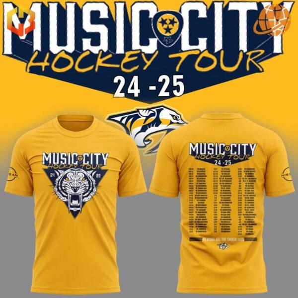 Nashville Predators Music City Hockey Tour 2024-25 merchandise lineup