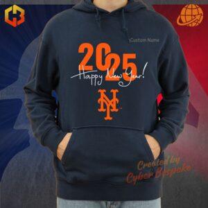 New York Mets unisex hoodie for 2025 New Year season.