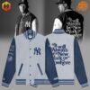 A classic New York Yankees World Series baseball jacket.