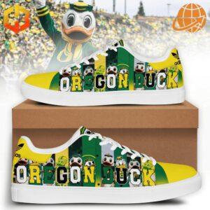 Oregon Ducks Stan Smith Shoes - Side view