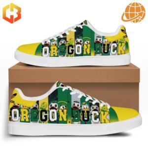 Oregon Ducks Stan Smith Shoes - Side view