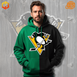 Pittsburgh Penguins NHL hoodie with the team logo prominently displayed on the chest