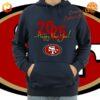 Cozy San Francisco 49ers hoodie to celebrate the New Year 2025 in team colors