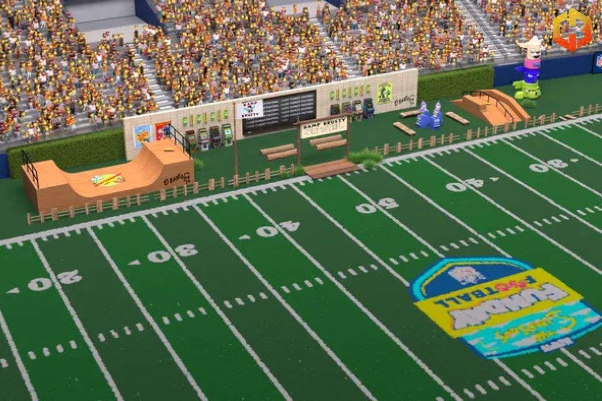 Simpsons NFL Game Animated Bengals Vs Cowboys Broadcast