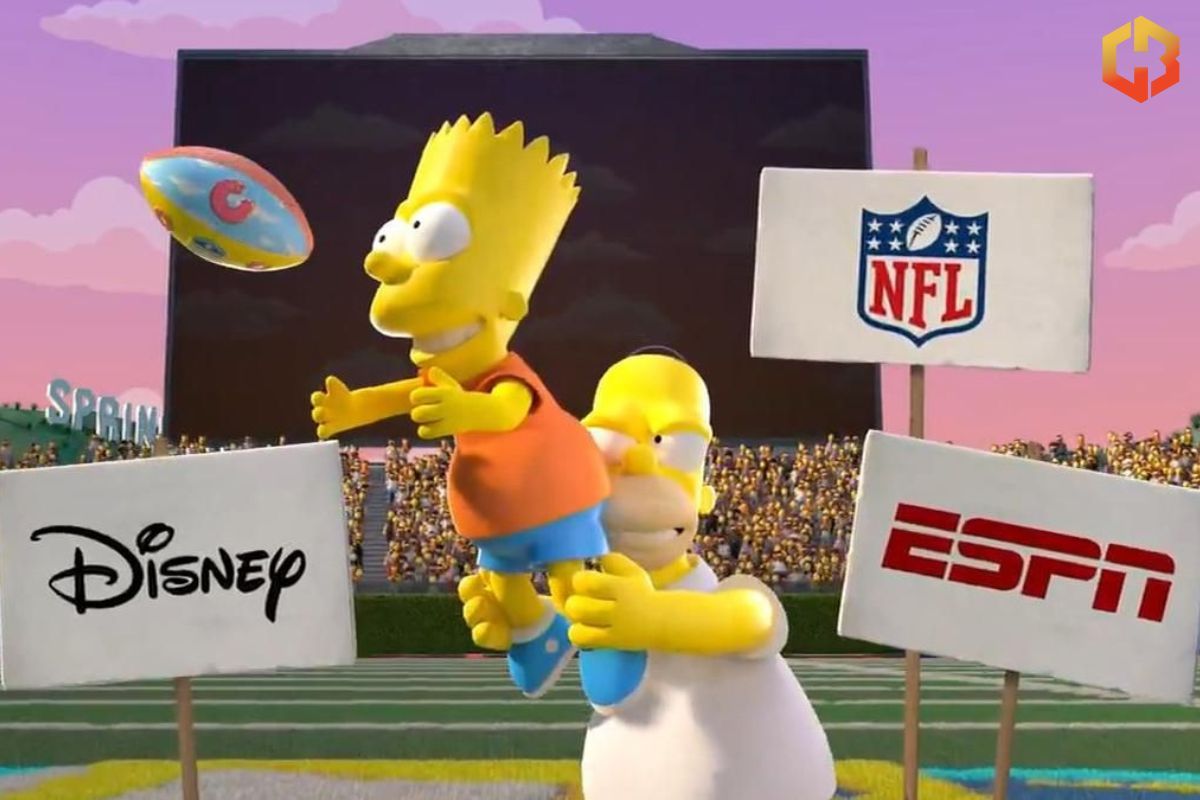 Simpsons NFL Game Animated Bengals Vs Cowboys Broadcast