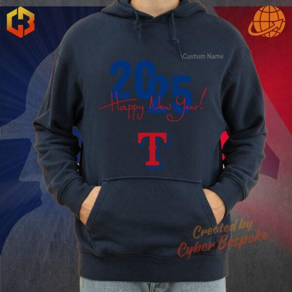 Texas Rangers unisex hoodie for New Year 2025.