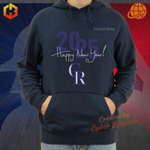 Stylish Colorado Rockies unisex hoodie – perfect gift for 2025 New Year.