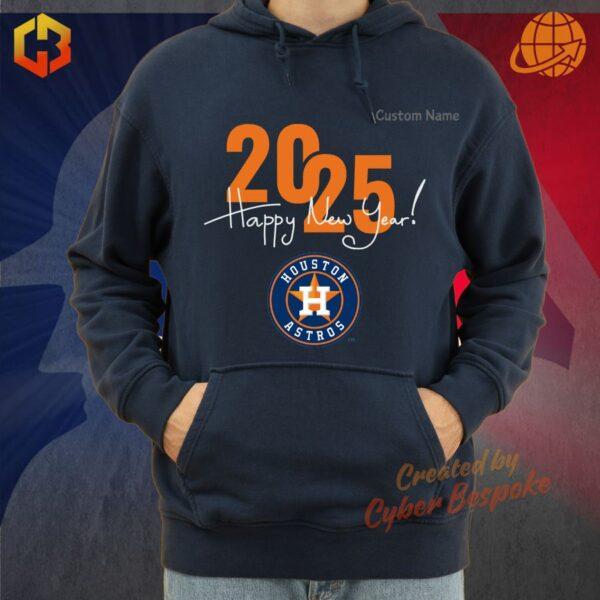 Stylish Houston Astros unisex hoodie, perfect gift for 2025 New Year.