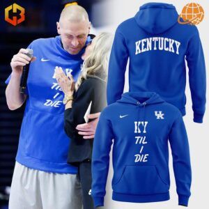 Kentucky Wildcats Til I Die Hoodie - bold front design with KY TIL I DIE and UK logo.