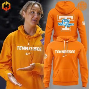 Tennessee Lady Vols Basketball Hoodies in orange with white text and Lady Volunteers logo design.