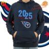 Tennessee Titans Happy New Year 2025 hoodie with team logo and festive design