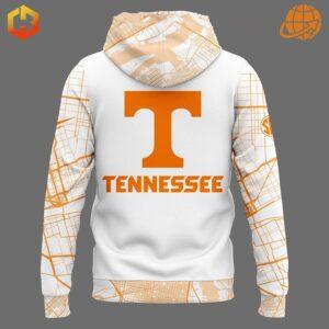 Back view of Tennessee Volunteers 2025 Skyline City Hoodie displaying 